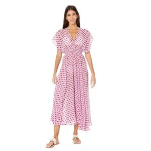 Kate Spade Small NWT Lia Dot Maxi Dress Cover Up